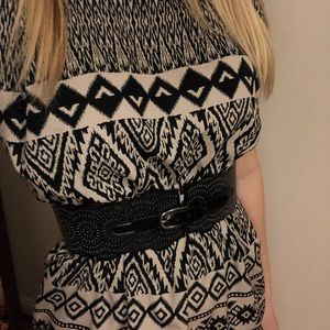 Black Express High Waisted Belt- Size XS/S